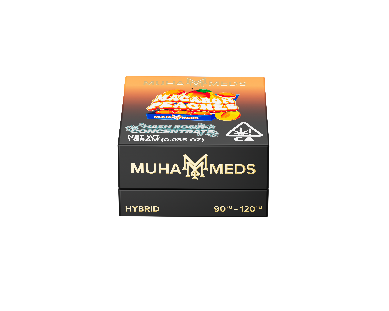 Muha Meds - Macaron Peaches Hash Rosin 1g