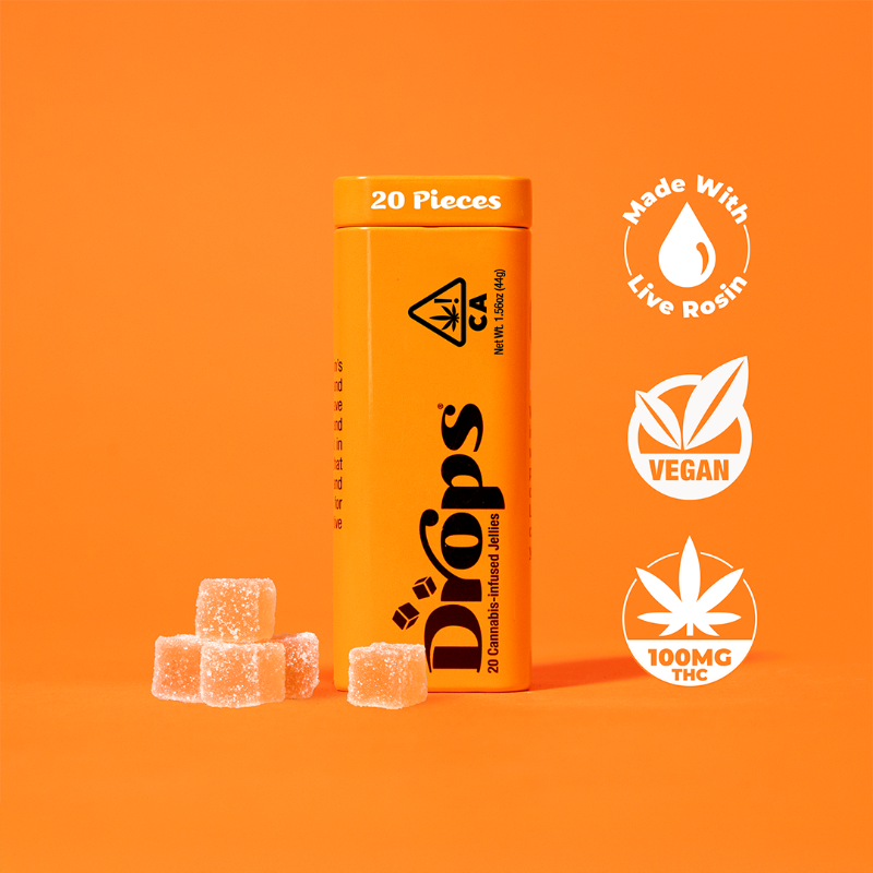 Drops Orange (S/H) Gummies 20pk 100mg