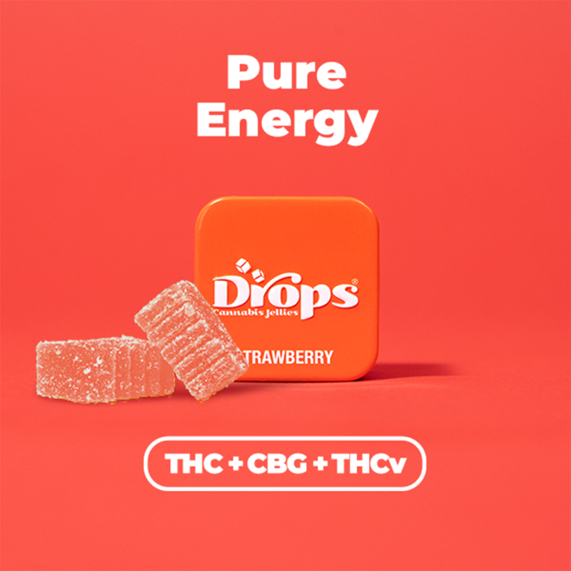 Drops Strawberry 1:1:2 Thc:CBG (S) Gummies 2pk 50mg