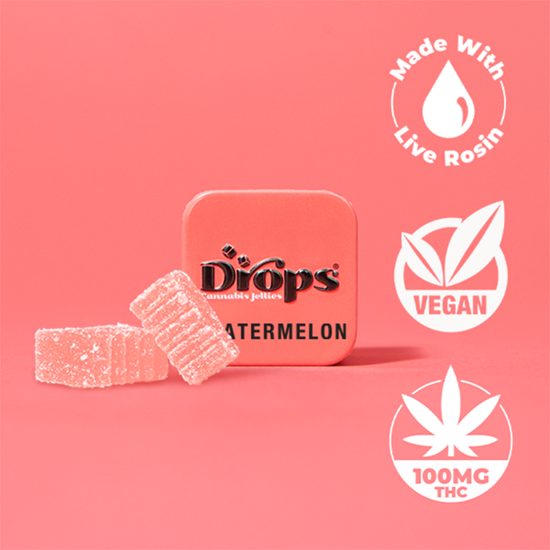 Drops Watermelon (I) Gummies 2pk 100g