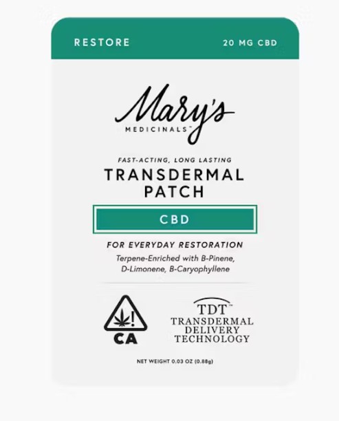 Mary's CBD Transdermal Patch