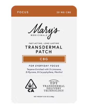 Mary's CBG Transdermal Patch