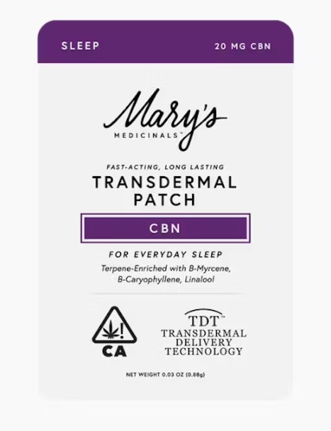 Mary's CBN Transdermal Patch PD