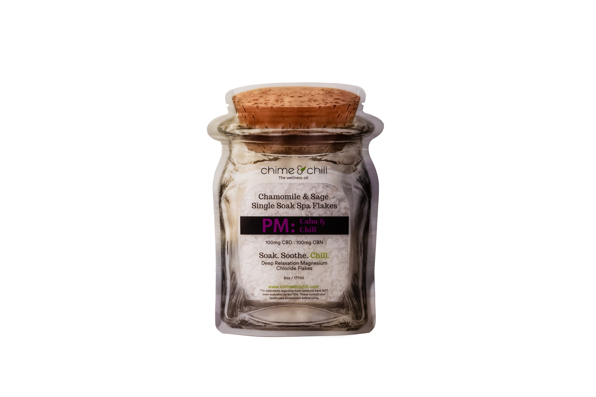 Chime & Chill | CBD Topical | Spa Soak Salt - PM |