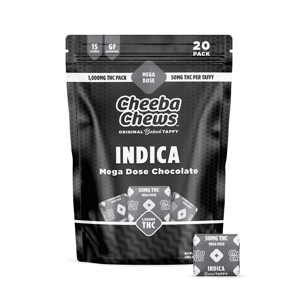 Cheeba Chews - MEGA DOSE 1000MG - CHOCOLATE INDICA