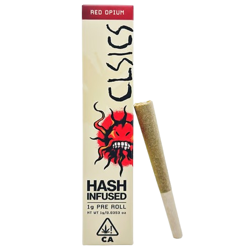 CLSICS Hash Infused Preroll 1g - Red Opium (I)