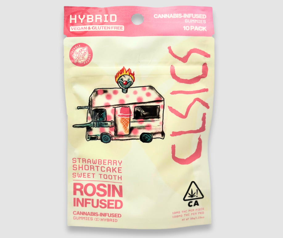 CLSICS Rosin 10pk Gummies Strawberry Shortcake
