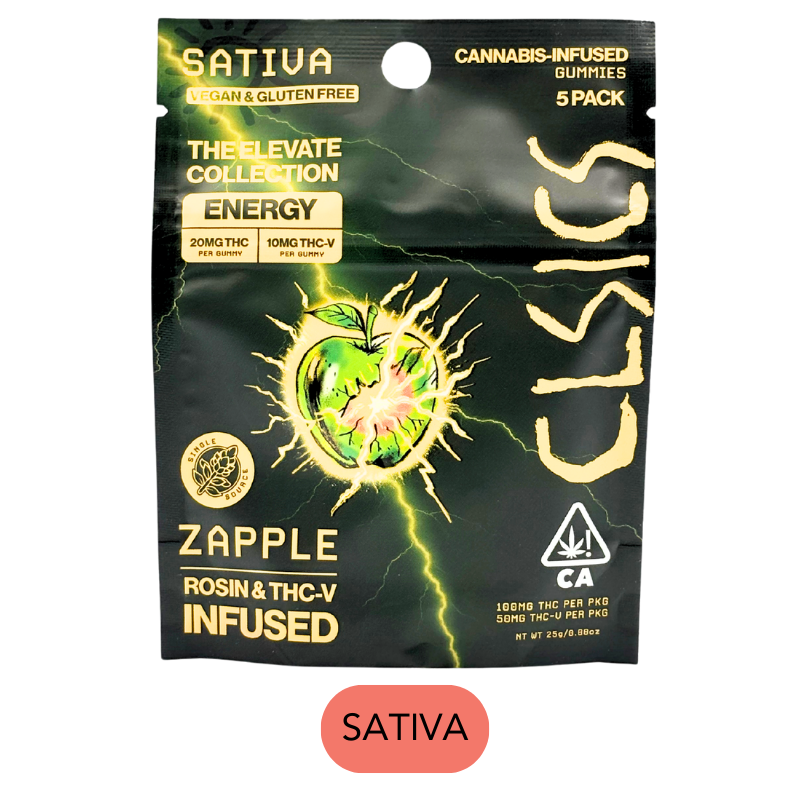 CLSICS - Zapple - THC-V - Live Rosin Gummies - 5pk - 100mg