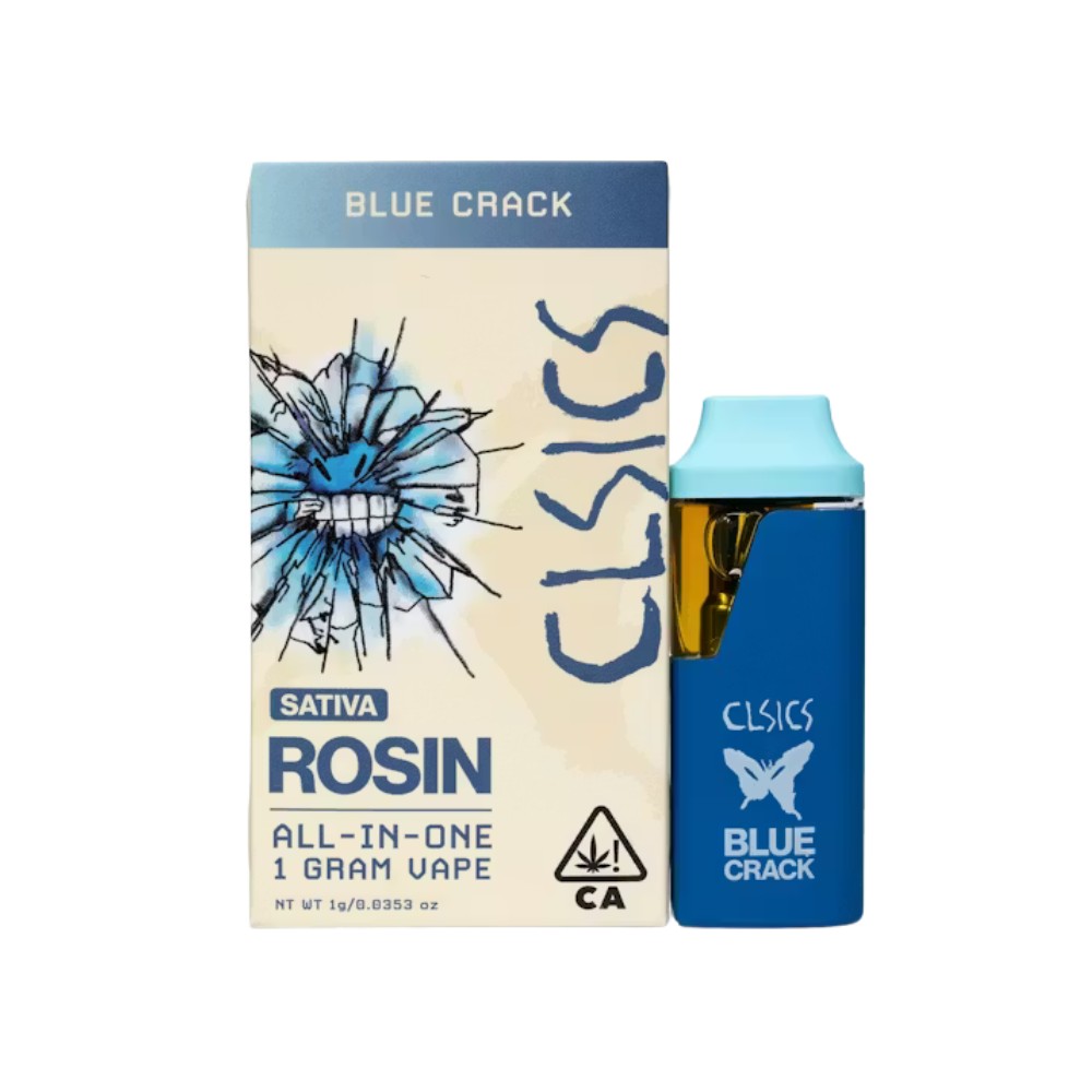 BLUE CRACK LIVE ROSIN ALL IN ONE DISPOSABLE 1G - CLSICS