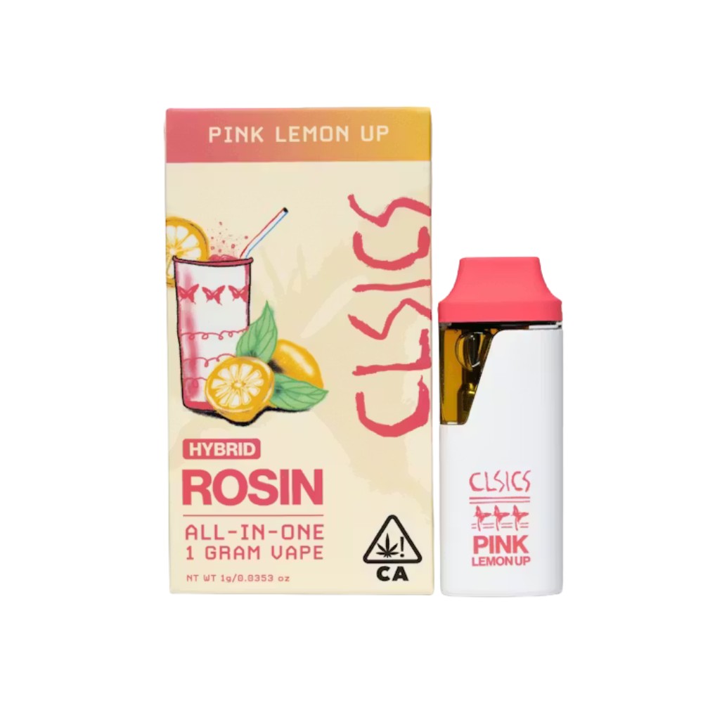 PINK LEMON UP LIVE ROSIN ALL IN ONE DISPOSABLE 1G - CLSICS