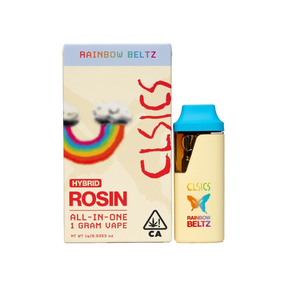 RAINBOW BELTZ LIVE ROSIN ALL IN ONE DISPOSABLE 1G - CLSICS