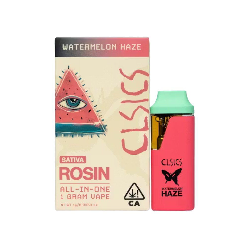 WATERMELON HAZE LIVE ROSIN ALL IN ONE DISPOSABLE 1G - CLSICS