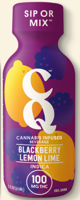 CQ Blackberry Lemon Lime Live Resin Infused Shot 100mg