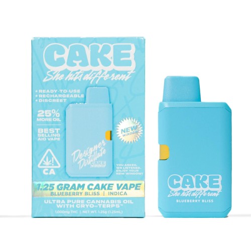 CAKE - Blueberry Bliss Designer Distillate - 1.25g - Vape