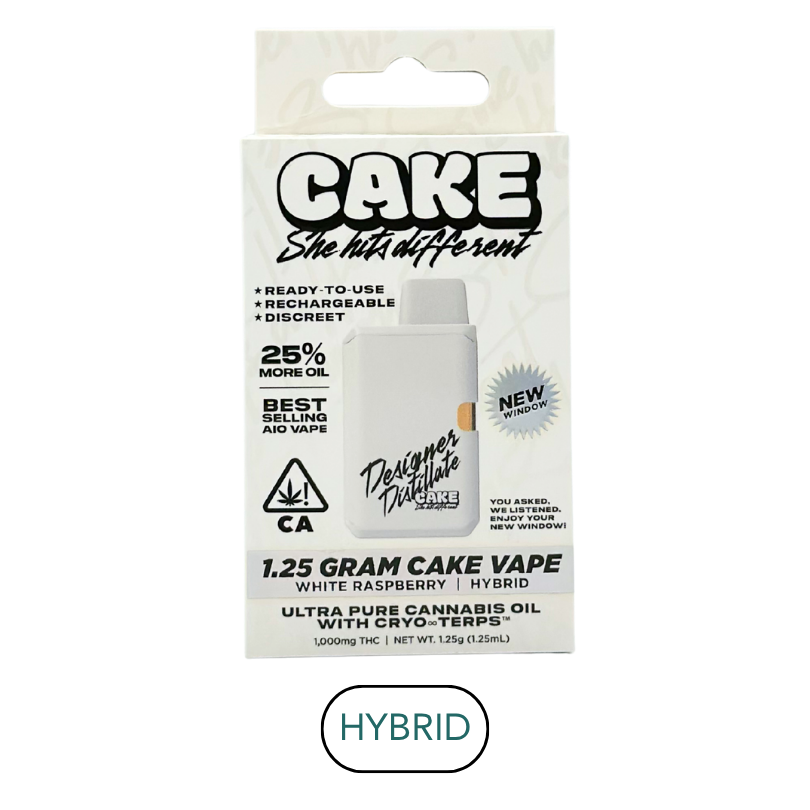 Cake - Distillate - White Raspberry - RTU - 1.25g