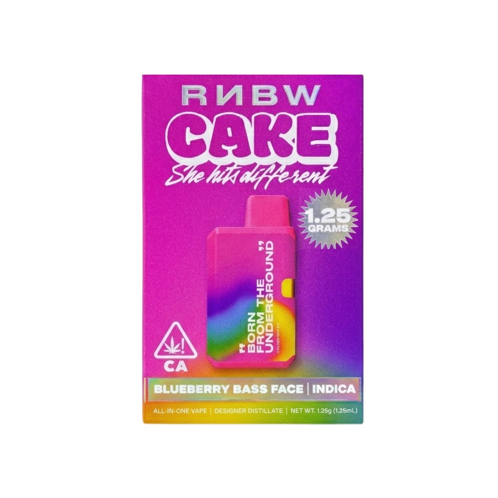 CAKE she hits different: Blueberry Bass Face - Cake She Hits Different X Rnbw
