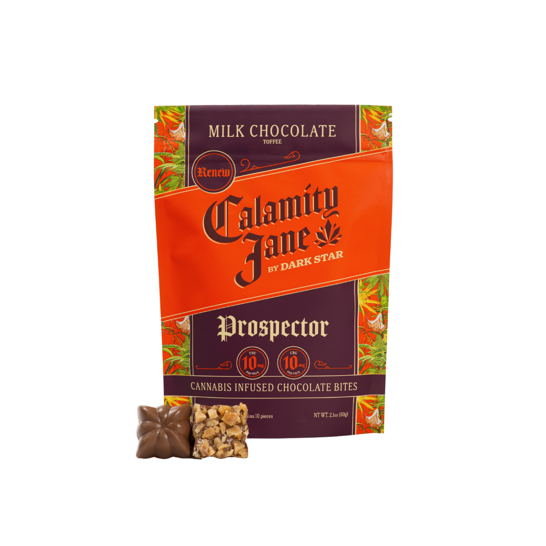 Dark Star | Prospector | Milk Chocolate Toffee | 100mg