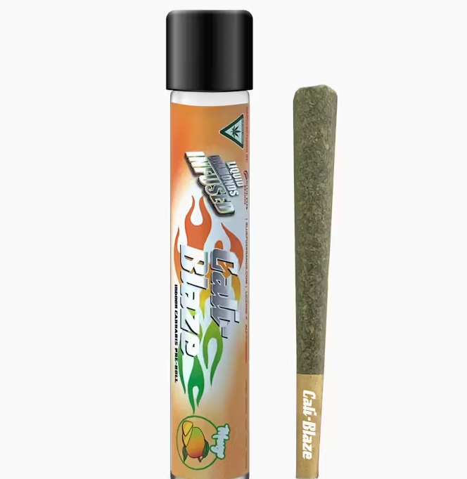 Cali Blaze Mango 1.2g Liquid Diamond Infused Preroll