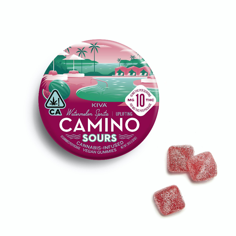 Camino - Watermelon Spritz Sours Gummies 100mg