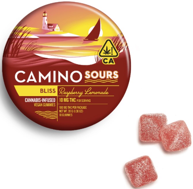 Camino - Edible: Sour Raspberry Lemonade - 100mg