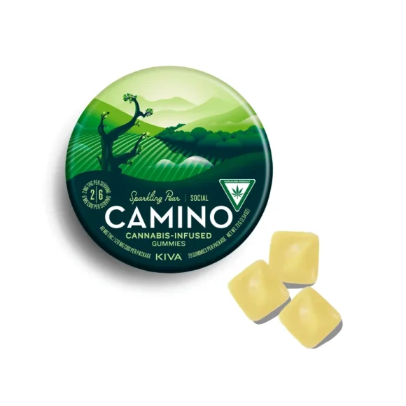 Camino | Edibles | Sparkling Pear | 2:6 THC:CBD | 20pk 100mg