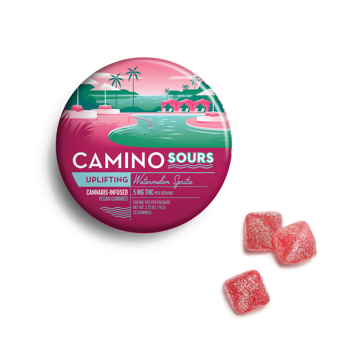 Sour Watermelon Spritz | 20pk | 100mg