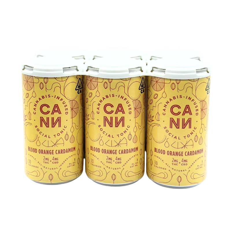 CANN - Blood Orange Cardamom - Drinks - 6pk - 2mg