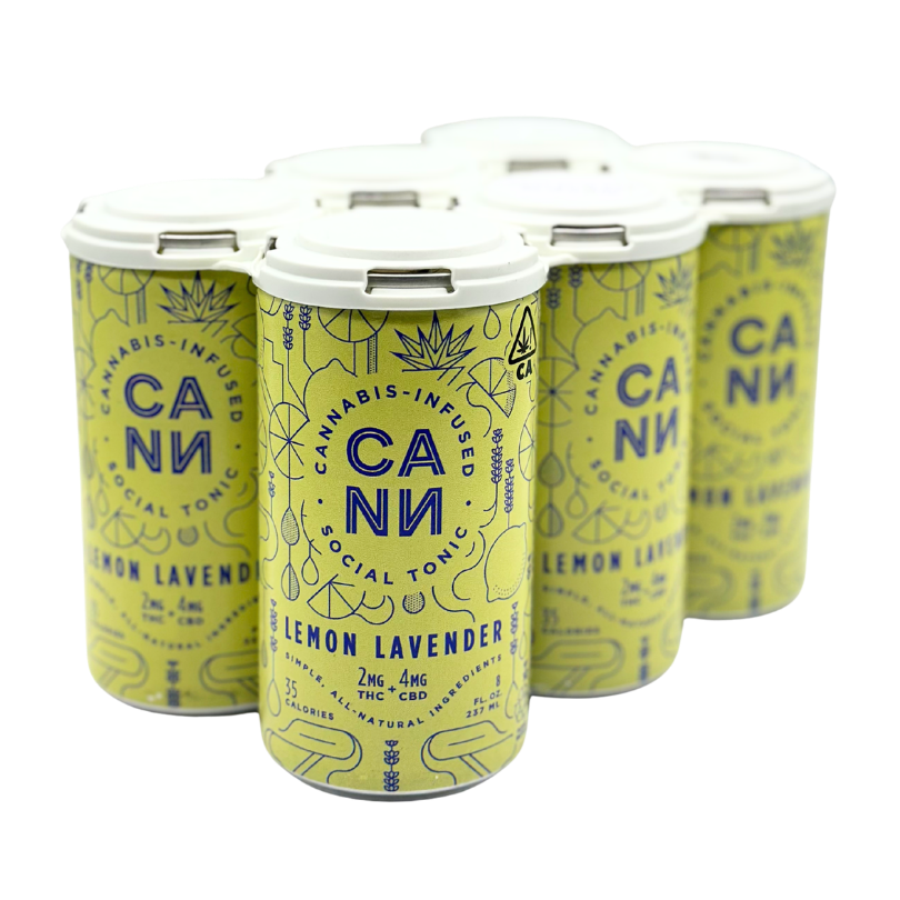 CANN - Lemon Lavender - Beverages - 2mg - 6pk