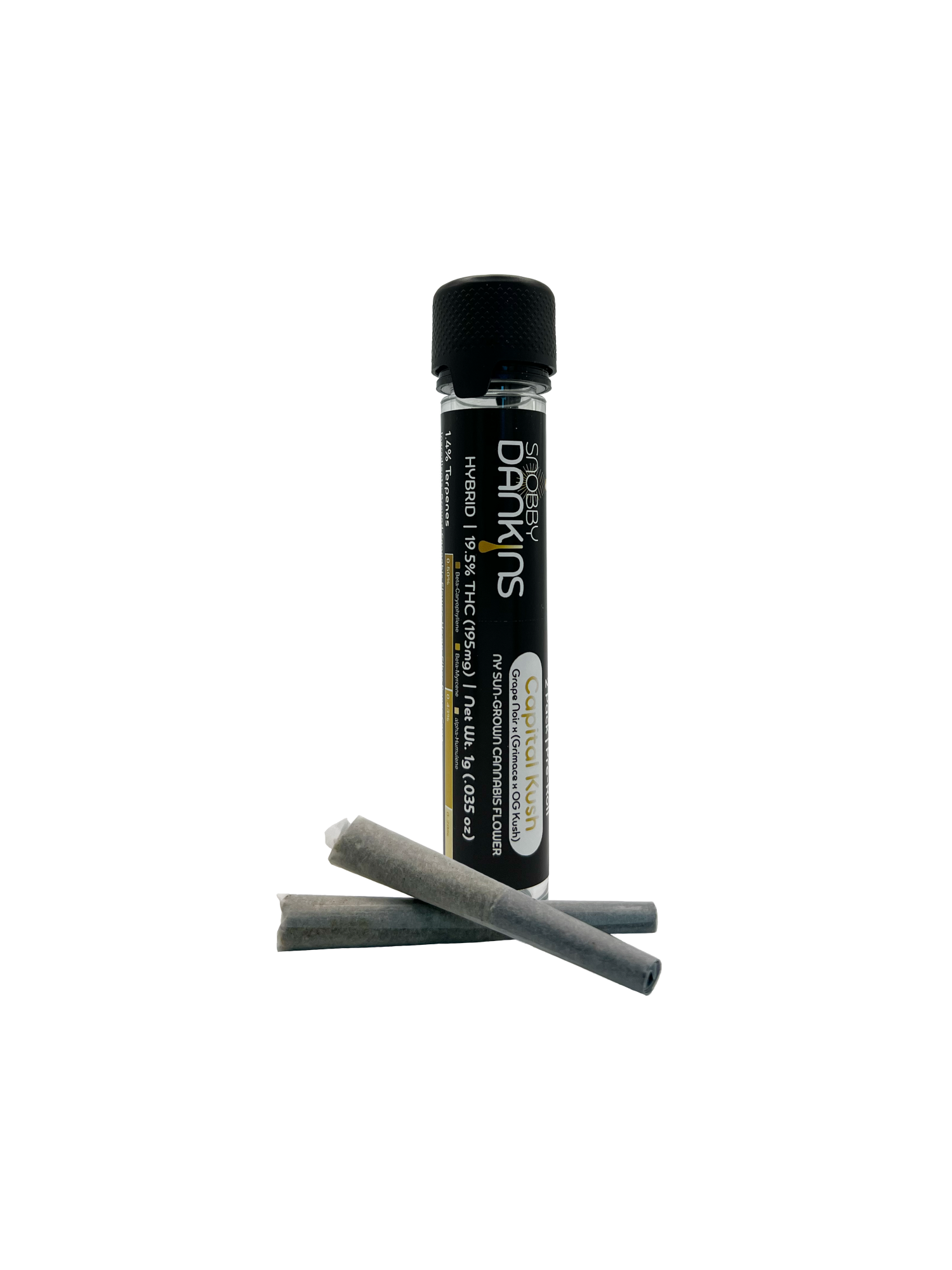 Snobby Dankins | Capital Kush | Preroll 2pk | 1g