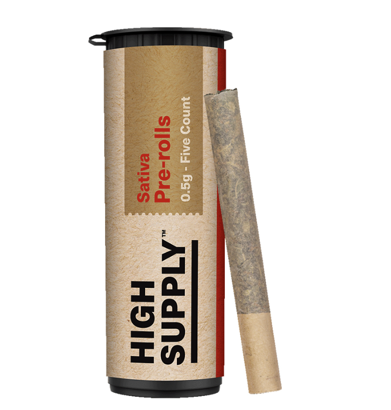 High Supply Sour Giesel 0.5g 5pk Crumble Infused Prerolls