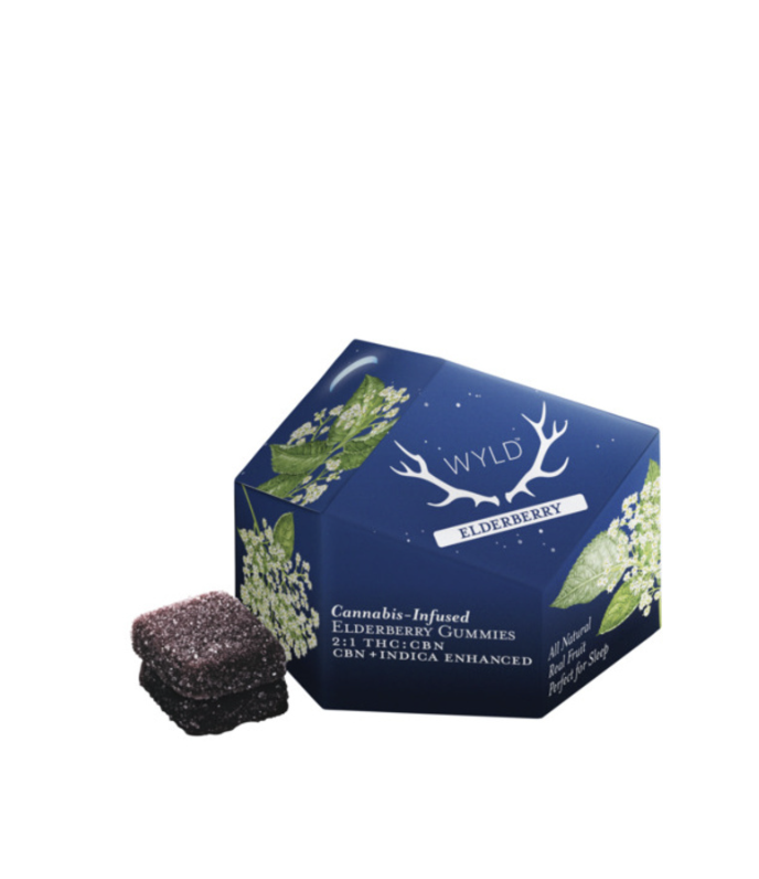 WYLD 2:1 Elderberry Gummies 100mg 10pk (THC:CBN)