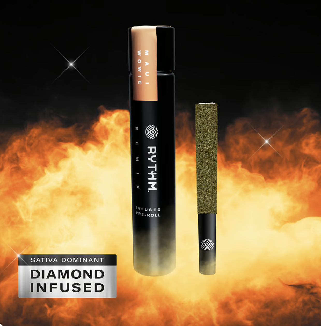 RYTHM Maui Wowie 1g Diamond Infused Preroll