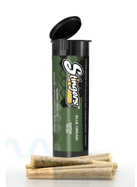 Stingers Pablos Revenge X El Padrino 0.5g 5pk Infused Prerolls