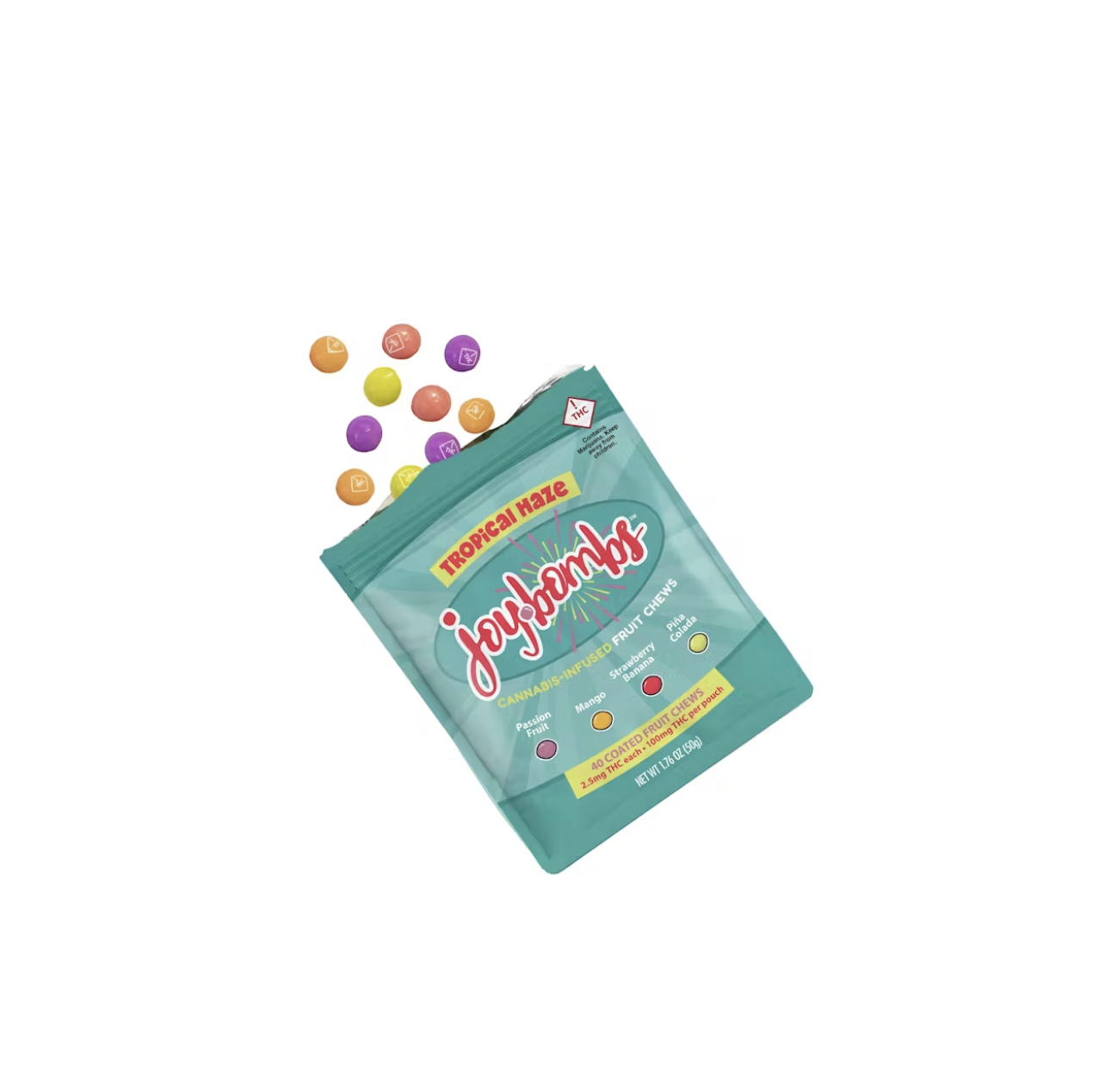 Joybombs Tropical Haze 100mg 40pk