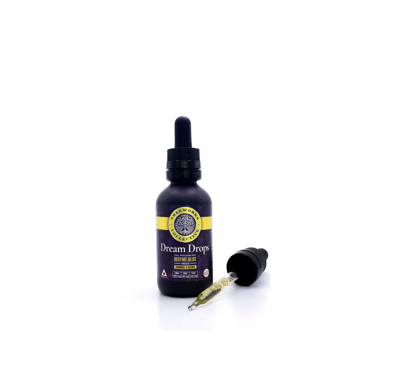 Dream Drops - Indica - 500mg TAC (300mg CBN | 100mg CBD | 100mg THC)
