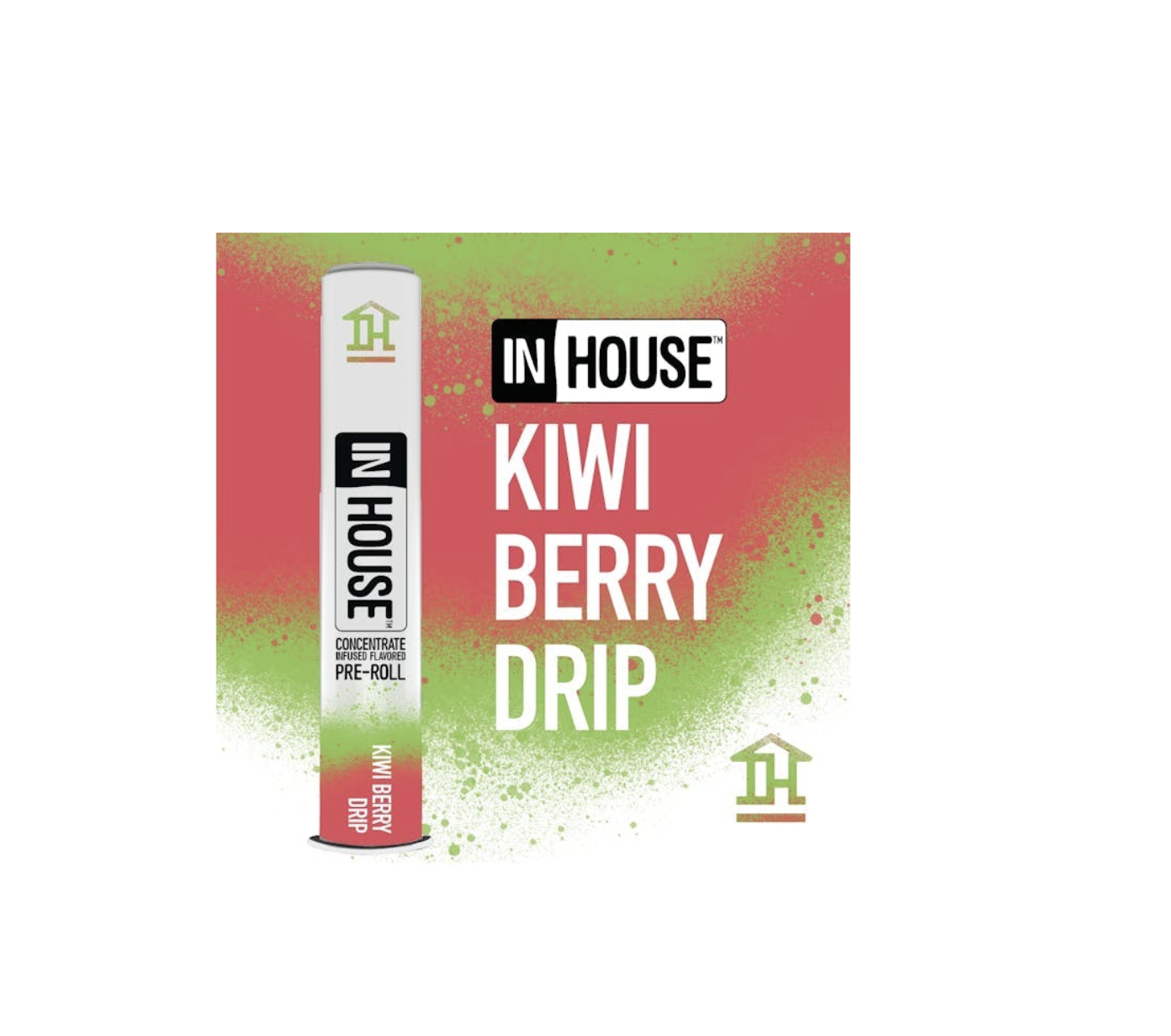 In House Kiwi Berry Drip 0.75g Infused preroll