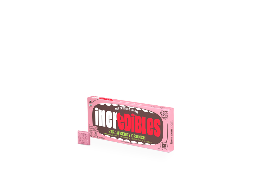 Strawberry Crunch Bar | Chocolate | 20 pack | 100mg THC