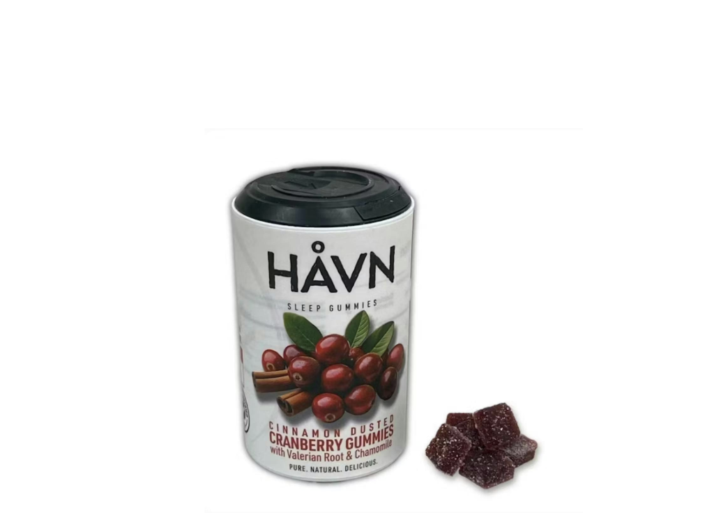 HAVN 2:1 Cinnamon Cranberry SLEEP 25mg 5pk Gummies (V/GF)