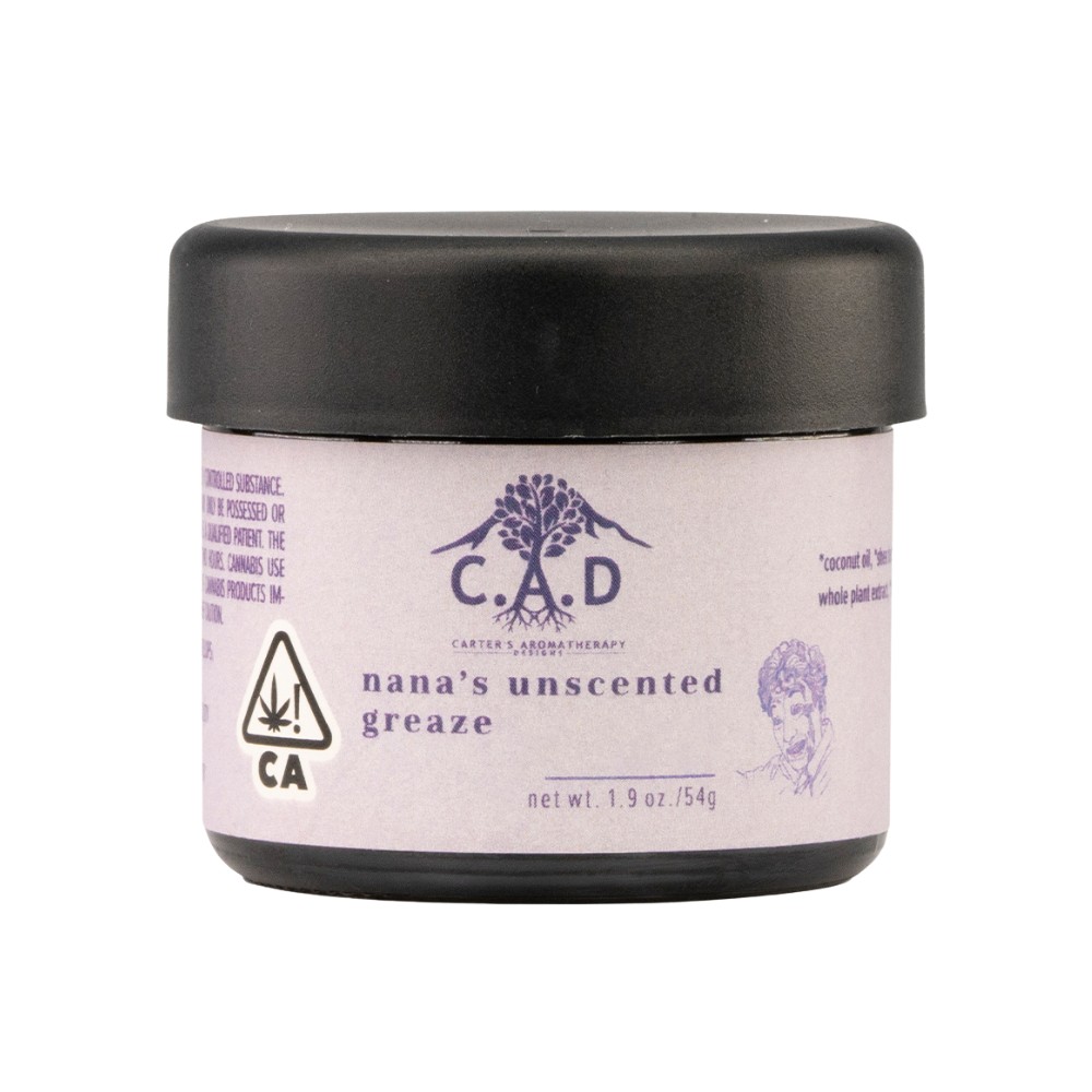 NANA'S ULTIMATE UNSCENTED GREAZE 2OZ - CARTER'S AROMATHERAPY DESIGNS