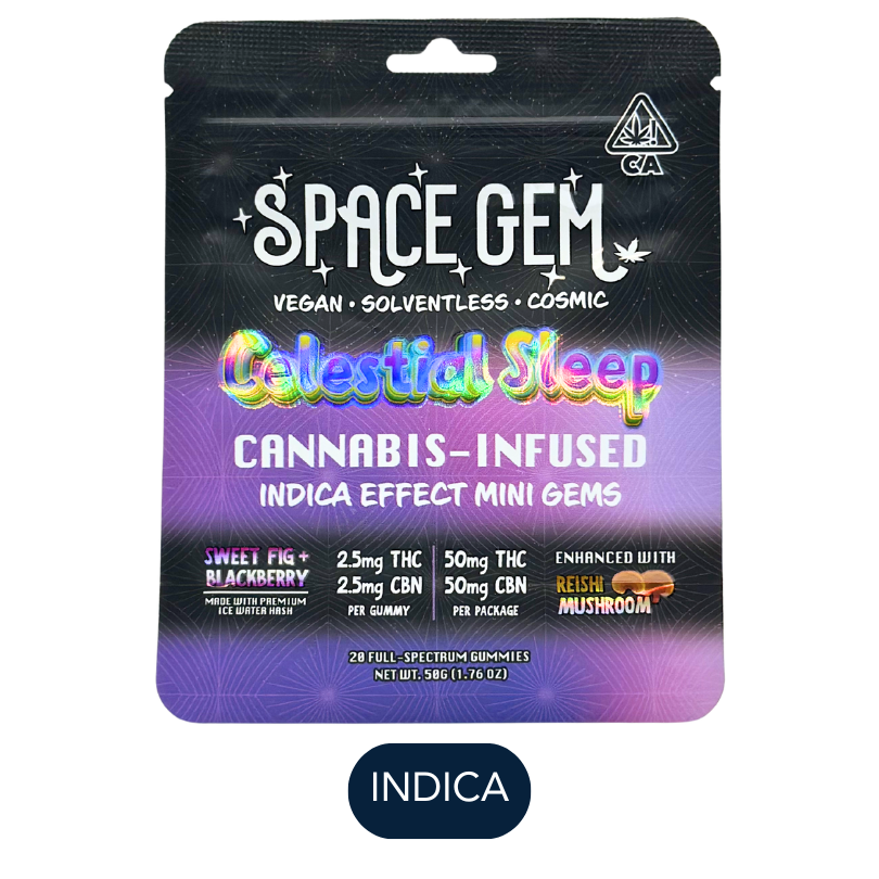 Space Gem - Mini Gems - 1:1 THC:CBN Gummies - 20pk - 50mg