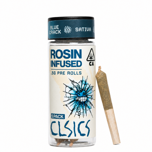 Blue Crack | Rosin Infused 5-Pack Pre-Rolls | 2.5g