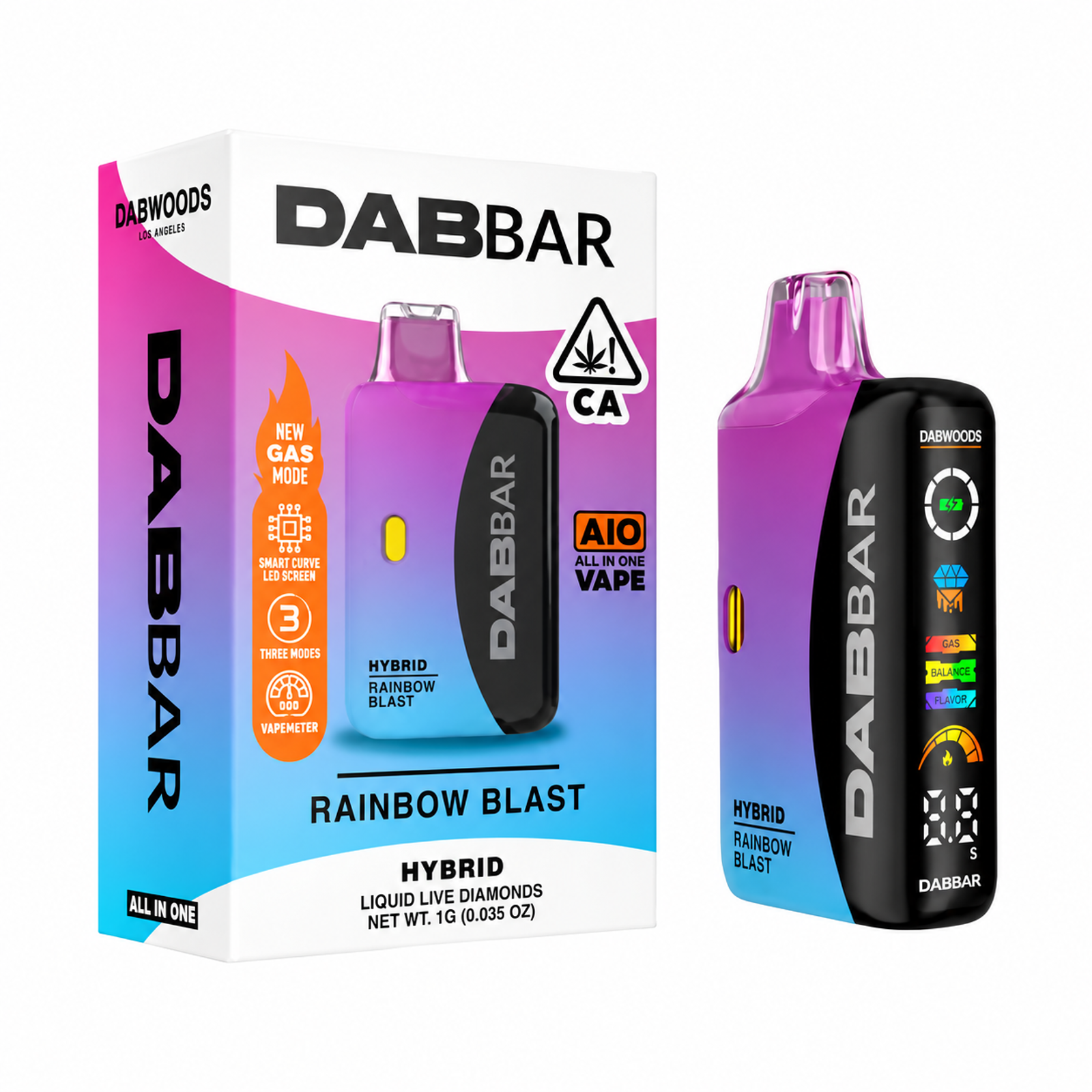 Rainbow Blast | DABBAR | Liquid Diamond All-In-One | 1g