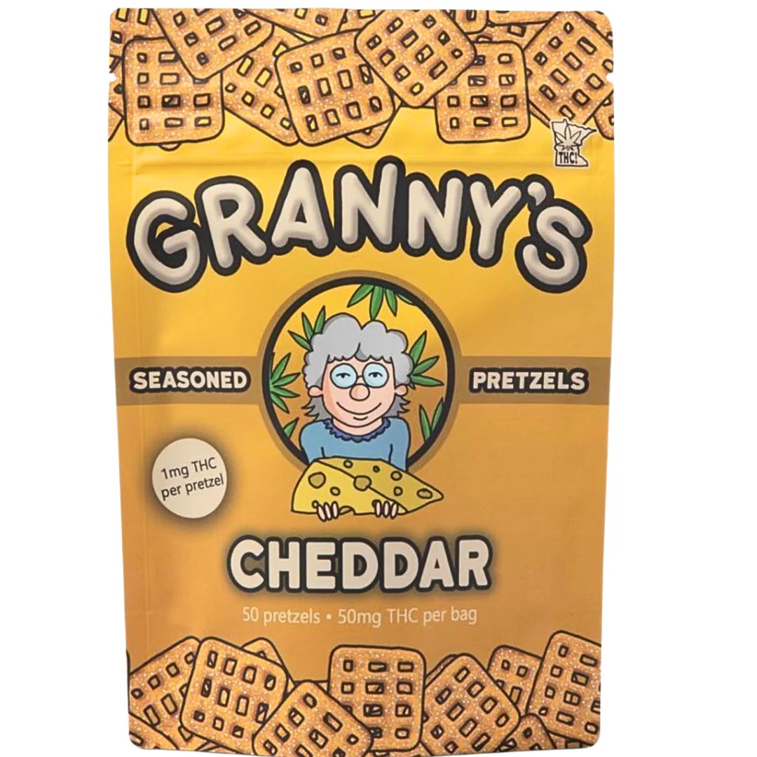 Granny's | 50mg THC Pretzels | Cheddar