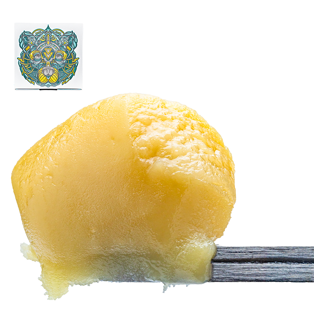 Bear Labs Cherry GMO Rosin (Tier 4) Concentrates Strain (hybrid), 1g