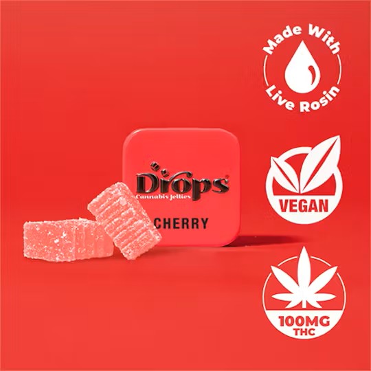Drops Cherry Gummy Single 100mg