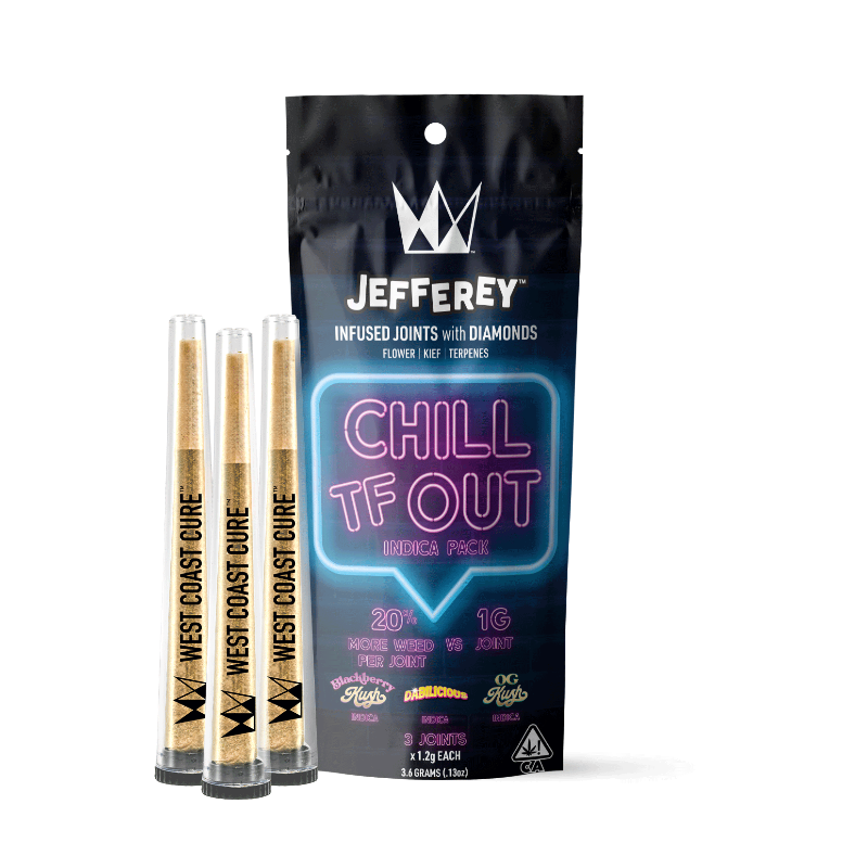 West Coast Cure - Chill TF Out Jefferey Infused Preroll 3pk 3.6g