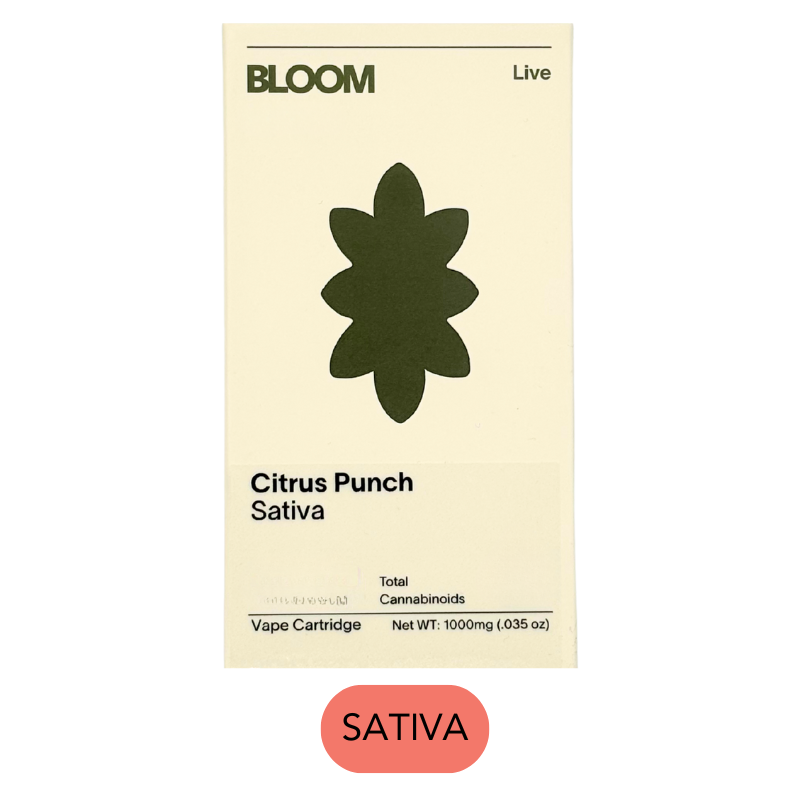 Bloom - Live Resin - Citrus Punch - Vape Cart - 1.0g