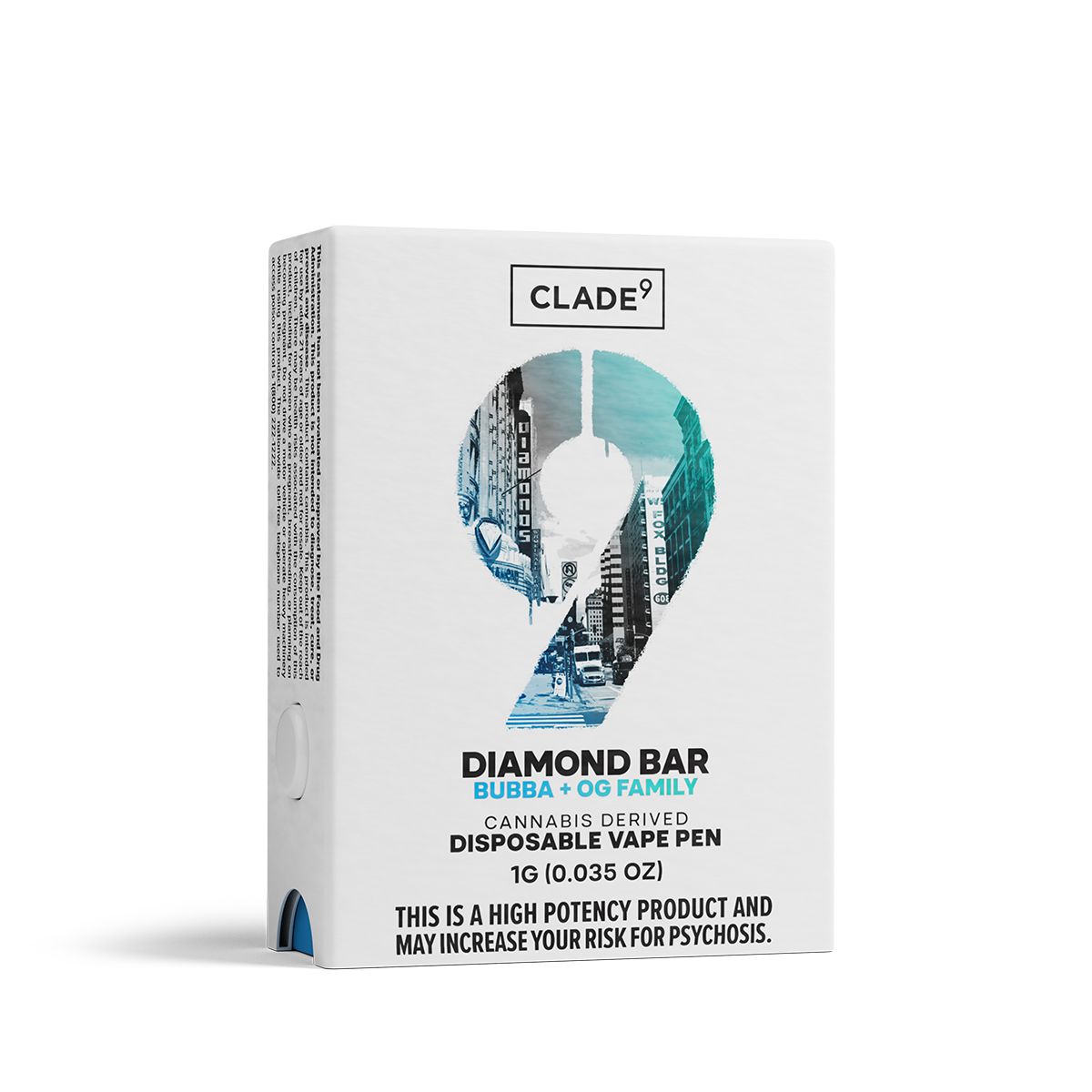 Diamond Bar | 1g All-In-One - 1g | Vaporizers | Clade9 | Molly Ann Farms  (Rec) | 265 Belmont Avenue Haledon, NJ 07508