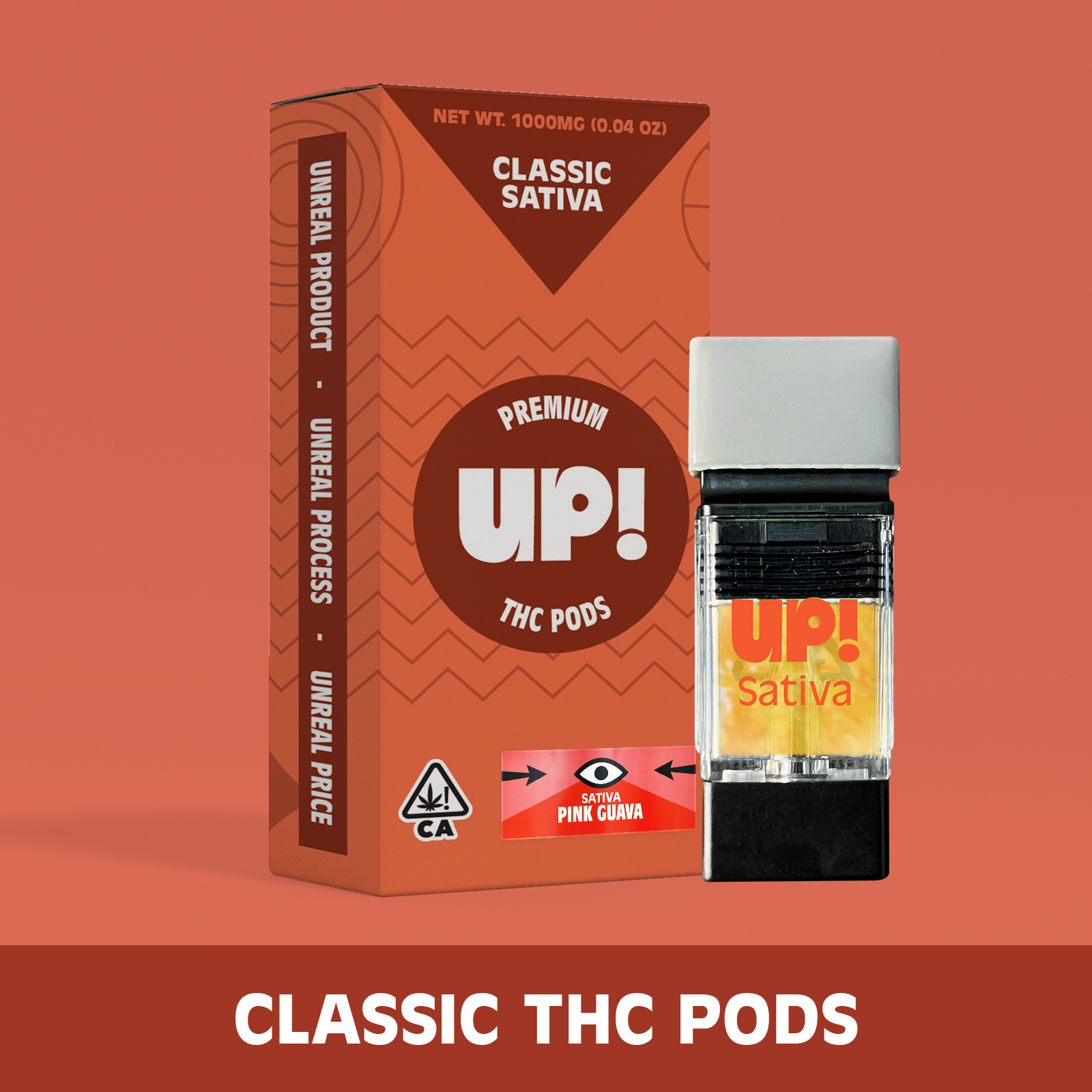 UP!: Pink Guava 1g Classic Pod (S)