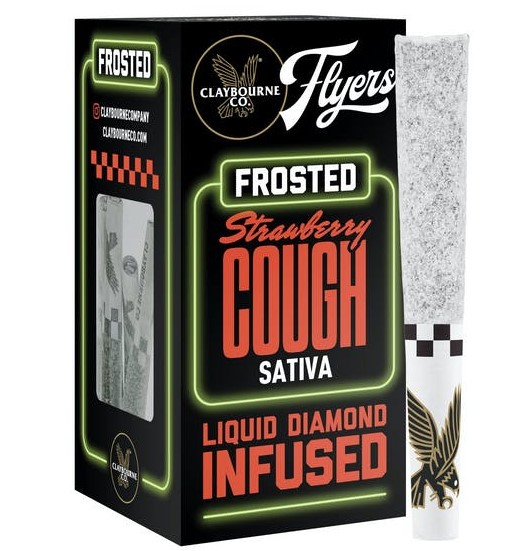 Preroll: Strawberry Cough (Frosted Diamonds 5-Pack)